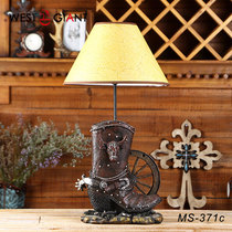 Western Giants Resin Crafts Table Lamp Creative Western Horse Head Boots Modeling Home Furnishes Eye Reading
