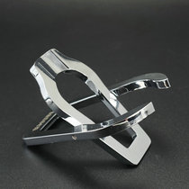 Silver pipe accessories Simple portable practical single pipe holder Stainless steel folding type