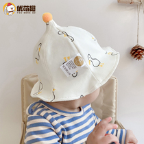 Baby hat infant autumn fisherman hat male baby sun hat cute Super Cute Spring and Autumn thin female newborn