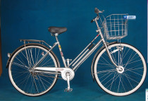 Export Japanese bicycle brand new Kawasaki manganese steel thickness Shimano single-speed internal variable speed city commuter car