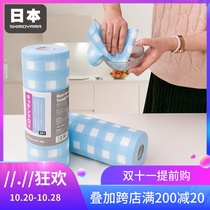 Japanese oversized lazy rag washable kitchen paper towels to oil stains dry and wet dishwashing cloth cleaning cloth does not lose hair