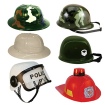 Plastic Toys Children Safety Helmets Kid Light Full Armor Fire Police Props Hat Vietnamese Soldier Fah Style