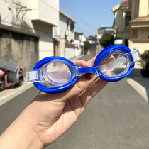 Export stock of male and female children swimming goggles professional high-definition waterproof anti-fog sight swimming glasses suitable for 6 years old and above