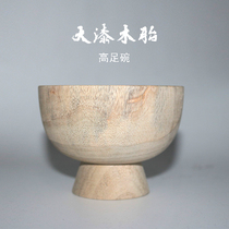 Zero lacquer ostomate] Large lacquer wood tyre High foot bowl lacquered wood Fetal Bowls large lacquer materials