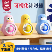 Cat Taiko Visualization Timer Children Special Time Management Reminder Clock Disciplined Timing Countdown Alarm Clock