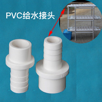PVC water supply connector Hydroponic vegetable planting rack DIY accessories soilless cultivation equipment Balcony vegetable pipe flower rack