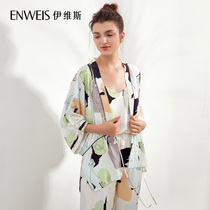 ten thousand Qians identical Ives New Sleeping Robe Art Player 10310799 printed 70% sleeves Home Sleeping Robe