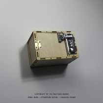 The clockwork family is bored to build a safe to hide some private money DIY handmade mechanical password box