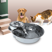 PioneerPet pet supplies cat water dispenser stainless steel flow automatic circulation filter dog water basin