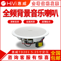 Hivi Whi Wai TD202 201 Constant Pressure Suction Top Horn Sound Smallpox Background Music Shop Speaker Suit