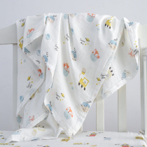 Single baby Summer thin cotton delivery room scarf air conditioning quilt gauze out cover blanket huddle spring and autumn