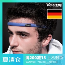 Germany imported VEAGO silicone sweat belt for men running sweat sports headband antiperspirant fitness hair band for men and women