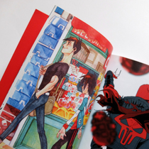 Anime riding custom card printing hand-painted color comic book printing poster printing black and white comic book
