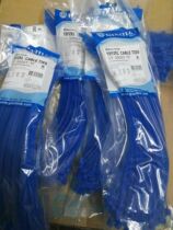 Imported blue Teflon cable tie GT-300ST-TF Teflon resistant to strong acid and alkali tie 4 8 * 300MM