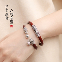 Chicken blood vine bracelet for men and women without Festival Silver hanging Bell rattan bracelet Tibetan jewelry natural rattan wooden bracelet jewelry