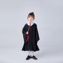Harry Childrens Magic Robe Porter Thick Cloak Hermione Wizard Robe Lion House Snake House cosplay Costume Halloween