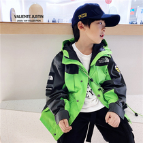 JUSTIN Hanging Homemade Charge Fixture Fitting Tactical Beats Boy Spring and Autumn Tide Windcloak Coat Coat