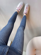 Jiaoyang celindasolor Ji Town Shop Chopsticks Legs Series Turkish Fabric Giant Soft Small Feet Jeans