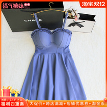 One-piece swimsuit female 2021 new summer skirt style Conservative flat horn cover meat belly thin chest gathering hot spring swimsuit