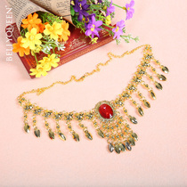 Day special belly dance necklace Indian dance set accessories special new neck accessories big diamond necklace