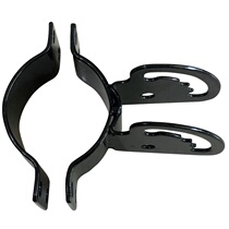 Electric vehicle child front seat accessory buckle