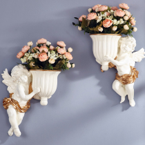 European creative Angel wall vase wall vase home wall decoration pendant living room bedroom room wall flower pot
