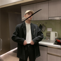 (UPDAYWANG) new Korean version of loose suit simple Joker small suit Chaodong Gate coat couple