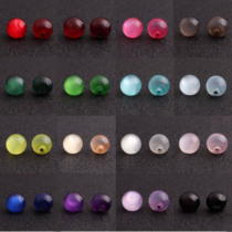 Plate buckle cheongsam buttons retro imitation jade pearlescent spherical multi-color Tang suit Hanfu small round bead resin button