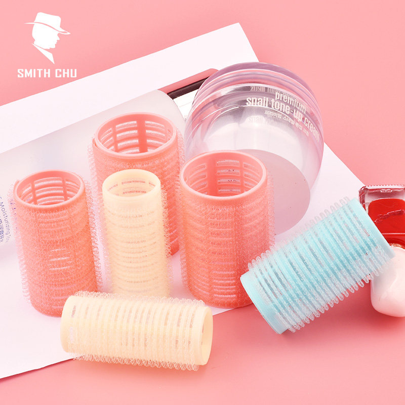 Net red air eight-word Liu Hai curly hair artifact women reel hair clip lazy short hair stereotyped self-adhesive inner buckle large