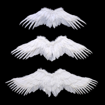 Childrens Angel feather wings White net red secret devil props elf kindergarten stage performance clothes adults