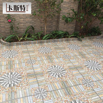 American outdoor courtyard floor tiles Imitation cobblestone antique tiles Garden yard paving tiles Balcony tiles Non-slip wall tiles