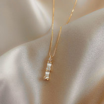 Hong Kong (designer)RVY 2021 new necklace female slub clavicle chain light luxury pendant niche simple