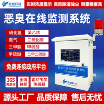 Industrial malodorous ammonia hydrogen sulfide ozone odor detector gas concentration detection alarm online monitoring system