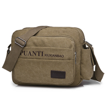 Man Bag Sails Buns Bag Casual New Large Capacity Men Travel Single Shoulder Bag Brief About 100 Hitch Male Multilayer Diagonal Satchel Wave