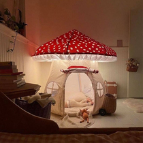 Childrens tent Indoor princess can sleep male and female children Mushroom baby game house Small house toy bed artifact