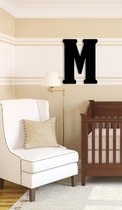 Munch Oversized Black Wood Letters M