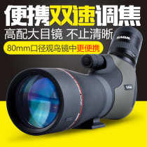 High-powered professional outdoor 80 large-aperture high-definition telescope bird-watching mirror 20 times 60 times variable times single-tube night vision human body