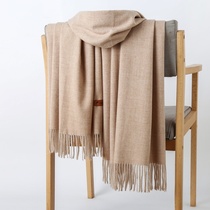 Winter imitation cashmere scarf new thickened candy ribbon tassel scarf women warm long air-conditioned room shawl