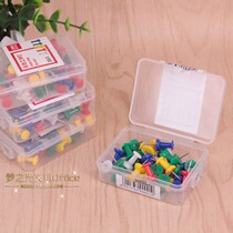 Deli 0021 color I-shaped nails Portable PP boxed fixed paper Metal material Durable 35 boxes