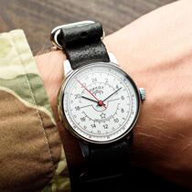 Ukrainian Service ㊣ 80 s White 24 hours pilot mens mechanical watch