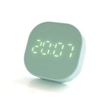 Simple desktop alarm clock student with 2021 battery electronic bedside mini multifunctional digital luminous silent clock