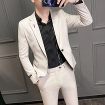 Rui handsome suit men 2021 new senior sense light luxury exquisite Korean style casual suit suit suit British slim tide