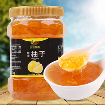 1kg Honey grapefruit tea jam Milk tea shop Longan jujube Osmanthus chrysanthemum fruit tea raw pulp thick pulp