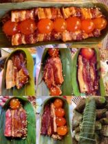 Guyuezhai Jiaxing zongzi signature egg yolk five-flowered meat zongzi breakfast bulk long zongzi