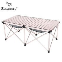 Black deer car outdoor table portable barbecue egg roll table folding table aluminum alloy camping self driving tour picnic table