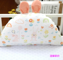 Customized Nordic ins cotton twill crib bedside can be removed and washed by bed