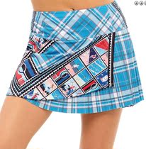 Lucky in Love Post A Plaid Post It Skirt女子网球裙短裙半身裙