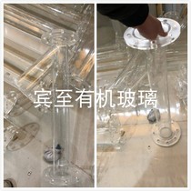 Acrylic tube diameter 1 1 m organic glass tube Φ1100mm back cover flange valve experimental equipment customization
