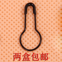 Tiger brand black gold trumpet gourd-shaped safety safety pin buckle clothing tag copper buckle needle two boxes