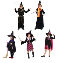 Halloween childrens costumes girls boys magic school Harry magician Potter cosplay cloak cloak